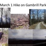 March 1 Hike on Gambrill Park